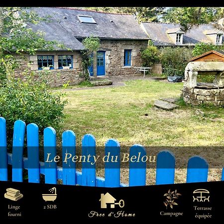 Villa PENTY DU BELOU, cozy, en pleine campagne, 5 personnes à Mellac Extérieur photo